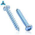 4 Bule zinc Phillips Pan Head Self-Tapping Screws